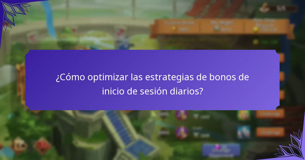 ¿Cómo contribuyen los bonos de inicio de sesión diarios a las mejoras de personajes?