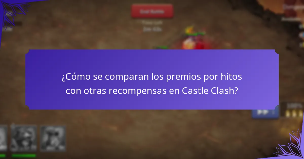 ¿Qué objetos se pueden obtener como recompensas por hitos?