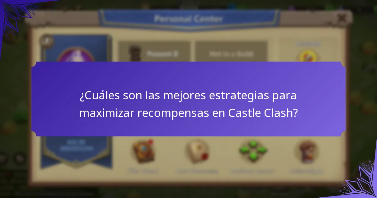 ¿Cómo pueden los jugadores canjear recompensas en Castle Clash?