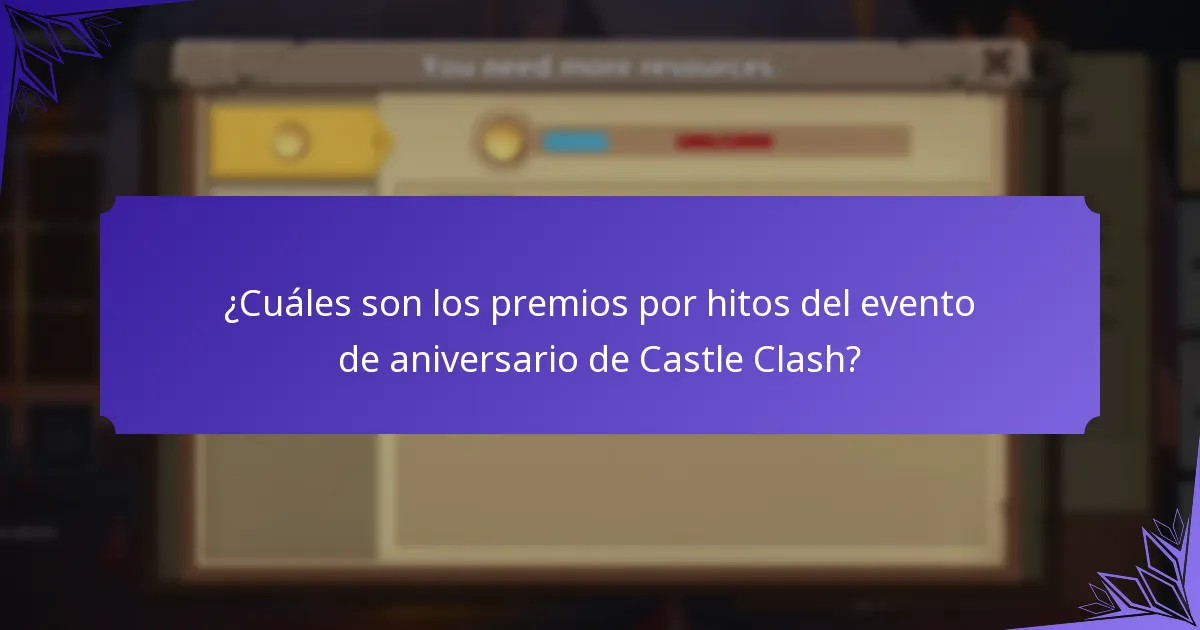 ¿Cómo pueden participar los jugadores en el evento de aniversario de Castle Clash?