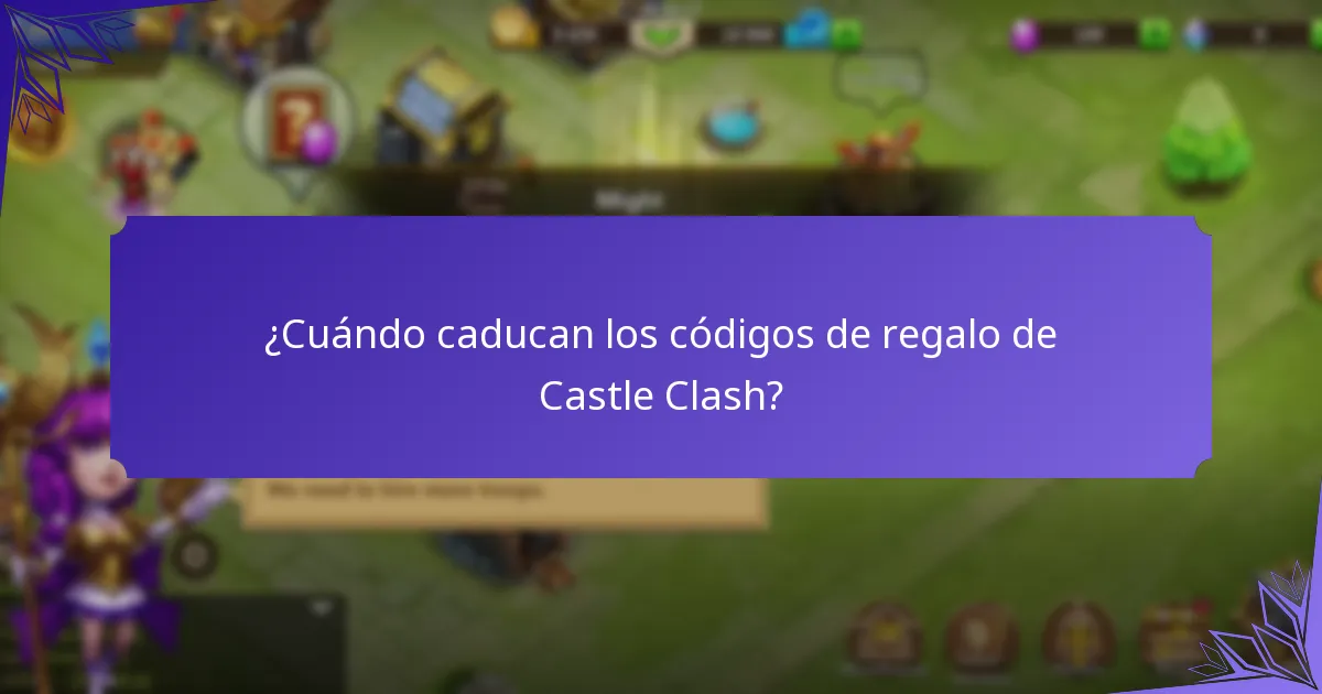 ¿Cómo puedo canjear los códigos de regalo de Castle Clash?