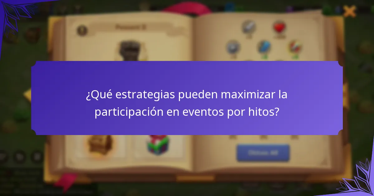 ¿Qué aspectos están disponibles a través de los premios por hitos?