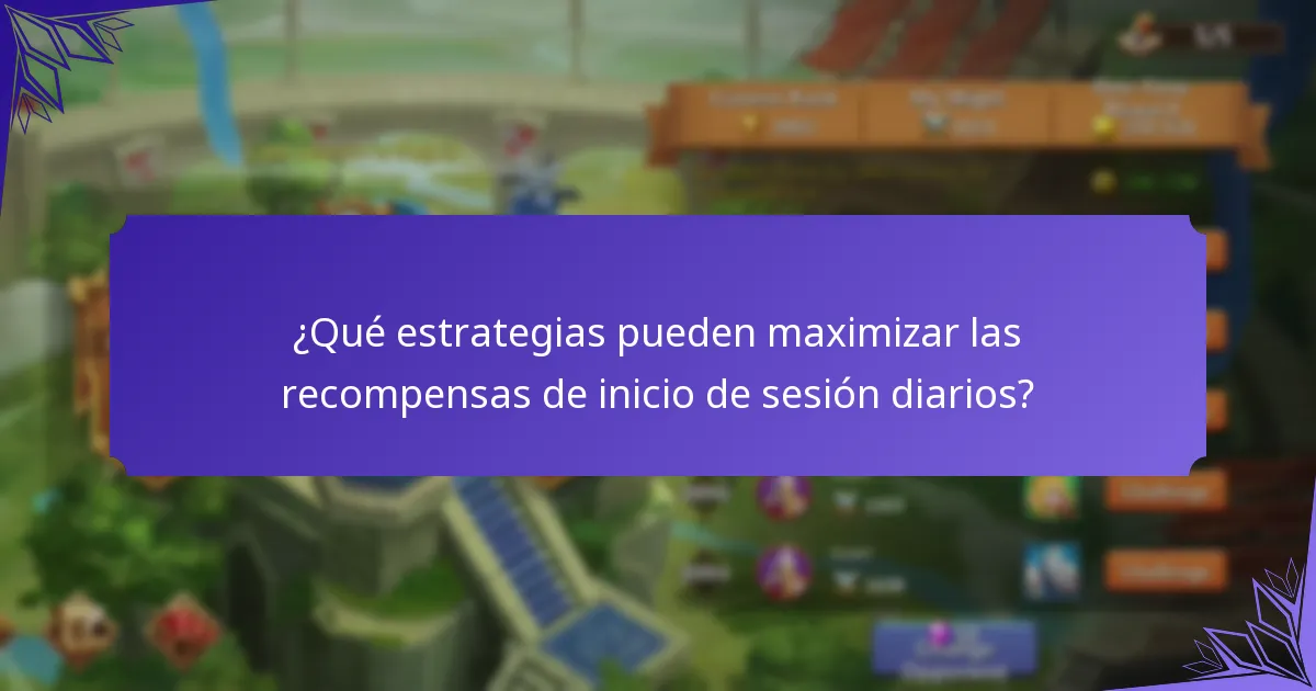 ¿Qué recompensas únicas pueden ganar los jugadores a través de los bonos de inicio de sesión diarios?