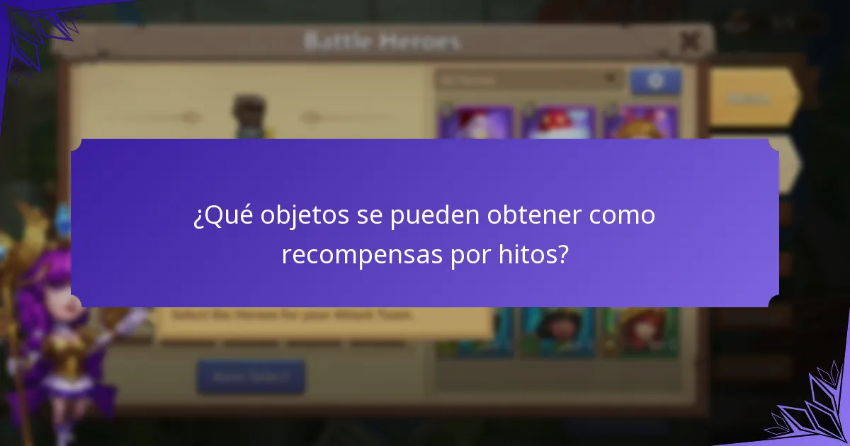¿Cómo se comparan los premios por hitos con otras recompensas en Castle Clash?
