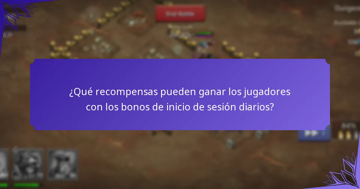 ¿Cuáles son las actualizaciones recientes de los Bonos de Inicio de Sesión Diarios de Castle Clash?